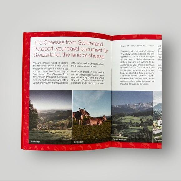 Cheeses From Switzerland Guide Book Leaflet Collectible Souvenir Gruyère Red New - Picture 3 of 13